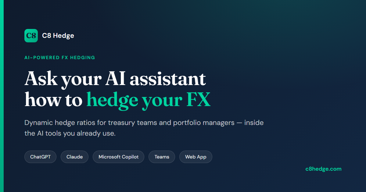 C8 Hedge — AI-Powered FX Hedging
